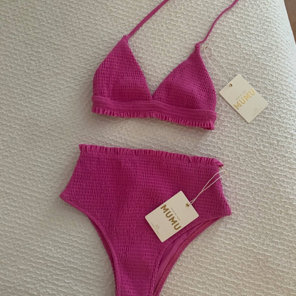 Show Me Your Mumu Hot Magenta Bikini